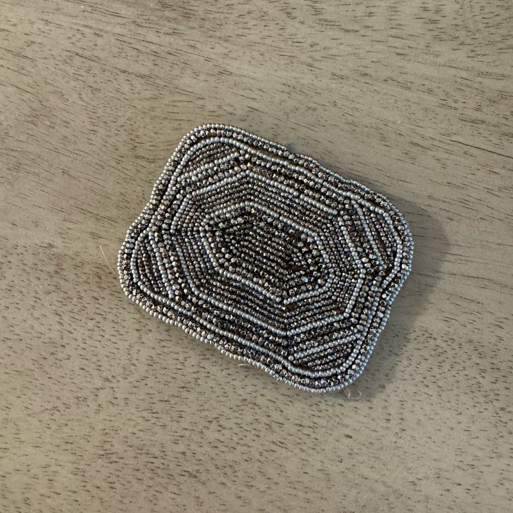 Antique Art Deco French Faceted Clip